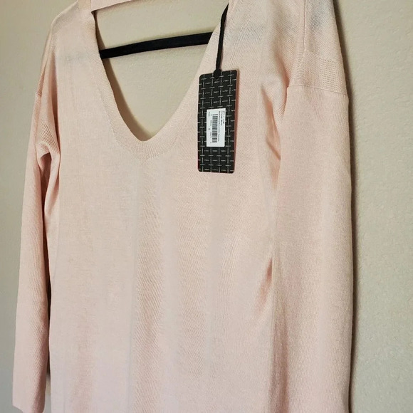 REVOLVE x VIMMIA Blush Pink Shavasana Reversible Sweater - Picture 5 of 8